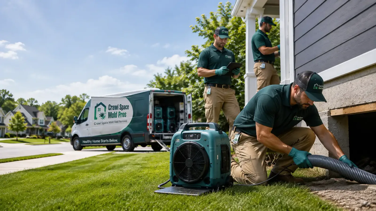 Crawl Space Mold Removal in Oelrichs, SD